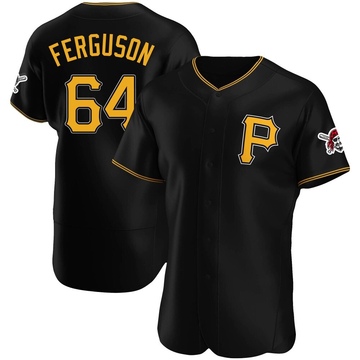 Caleb Ferguson Men's Authentic Pittsburgh Pirates Black Alternate Jersey