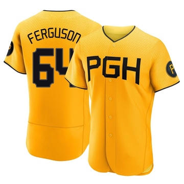 Caleb Ferguson Men's Authentic Pittsburgh Pirates Gold 2023 City Connect Jersey