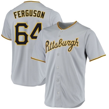 Caleb Ferguson Men's Replica Pittsburgh Pirates Gray Road Jersey
