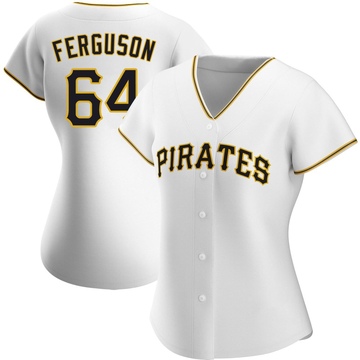 Caleb Ferguson Women's Authentic Pittsburgh Pirates White Home Jersey