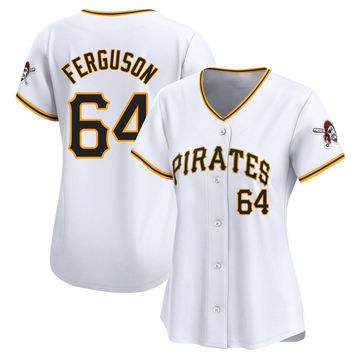 Caleb Ferguson Women's Limited Pittsburgh Pirates White Home Jersey