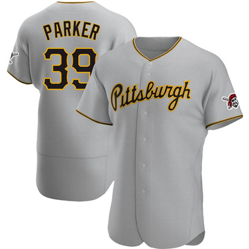 Dave Parker Men's Authentic Pittsburgh Pirates Gray Road Jersey