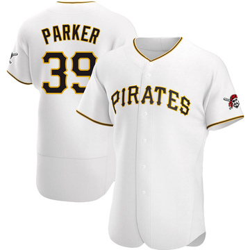 Dave Parker Men's Authentic Pittsburgh Pirates White Home Jersey