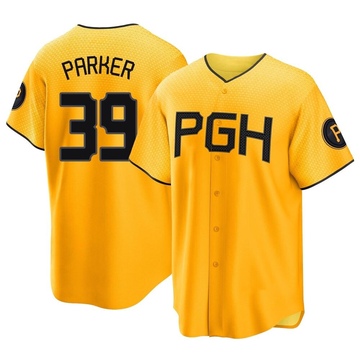 Dave Parker Men's Replica Pittsburgh Pirates Gold 2023 City Connect Jersey