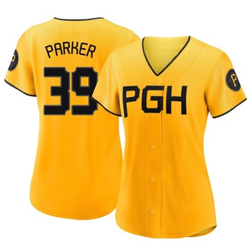 Dave Parker Women's Authentic Pittsburgh Pirates Gold 2023 City Connect Jersey