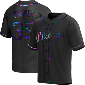 Dave Parker Youth Replica Pittsburgh Pirates Black Holographic Alternate Jersey