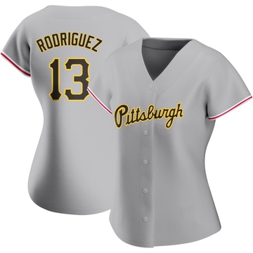 Endy Rodriguez Women's Authentic Pittsburgh Pirates Gray Road Jersey