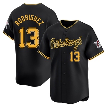 Endy Rodriguez Youth Limited Pittsburgh Pirates Black Alternate Jersey