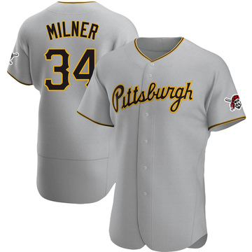 John Milner Men's Authentic Pittsburgh Pirates Gray Road Jersey