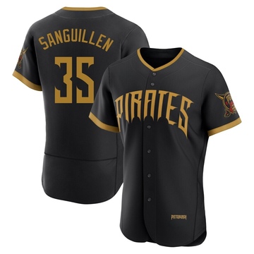 Manny Sanguillen Men's Authentic Pittsburgh Pirates Black 2026 City Connect Stadium Jersey