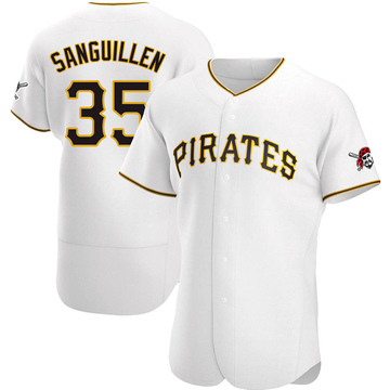 Manny Sanguillen Men's Authentic Pittsburgh Pirates White Home Jersey