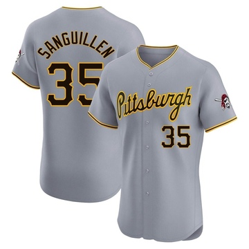 Manny Sanguillen Men's Elite Pittsburgh Pirates Gray Road Jersey