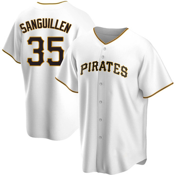 Manny Sanguillen Men's Replica Pittsburgh Pirates White Home Jersey