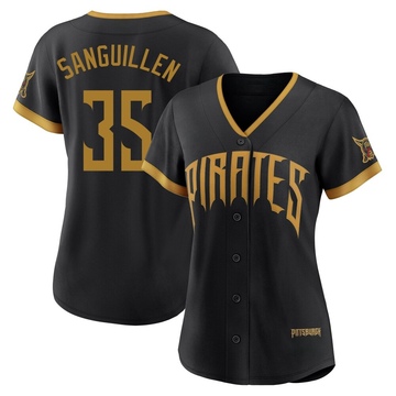 Manny Sanguillen Women's Limited Pittsburgh Pirates Black 2026 City Connect Stadium Jersey