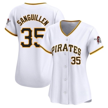 Manny Sanguillen Women's Limited Pittsburgh Pirates White Home Jersey