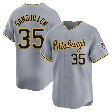 Manny Sanguillen Youth Limited Pittsburgh Pirates Gray Away Jersey