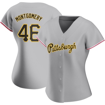 Mason Montgomery Women's Authentic Pittsburgh Pirates Gray Road Jersey