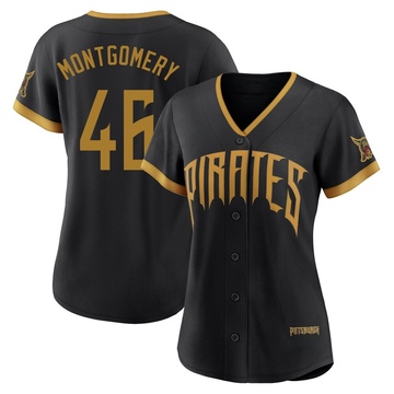 Mason Montgomery Women's Limited Pittsburgh Pirates Black 2026 City Connect Stadium Jersey