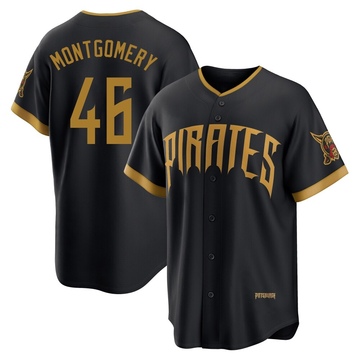 Mason Montgomery Youth Limited Pittsburgh Pirates Black 2026 City Connect Stadium Jersey