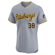 Nick Yorke Men's Elite Pittsburgh Pirates Gray Road Jersey