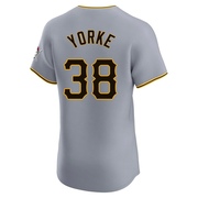 Nick Yorke Men's Elite Pittsburgh Pirates Gray Road Jersey