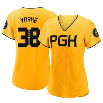 Nick Yorke Women's Replica Pittsburgh Pirates Gold 2023 City Connect Jersey