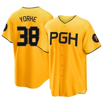 Nick Yorke Youth Replica Pittsburgh Pirates Gold 2023 City Connect Jersey