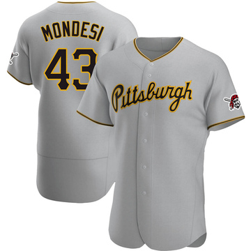 Raul Mondesi Men's Authentic Pittsburgh Pirates Gray Road Jersey
