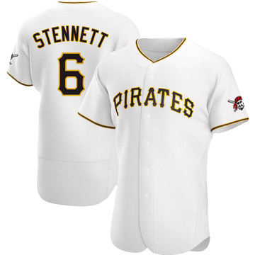 Rennie Stennett Men's Authentic Pittsburgh Pirates White Home Jersey