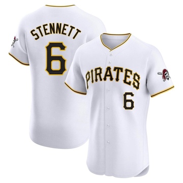 Rennie Stennett Men's Elite Pittsburgh Pirates White Home Jersey
