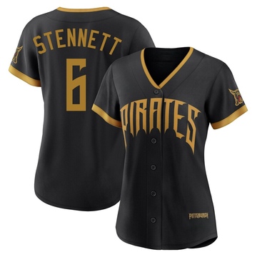Rennie Stennett Women's Limited Pittsburgh Pirates Black 2026 City Connect Stadium Jersey