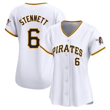 Rennie Stennett Women's Limited Pittsburgh Pirates White Home Jersey