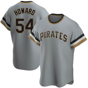 Sam Howard Youth Replica Pittsburgh Pirates Gray Road Cooperstown Collection Jersey