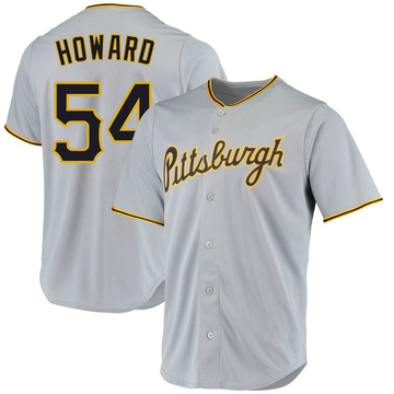 Sam Howard Youth Replica Pittsburgh Pirates Gray Road Jersey