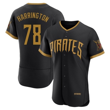 Thomas Harrington Men's Authentic Pittsburgh Pirates Black 2026 City Connect Stadium Jersey