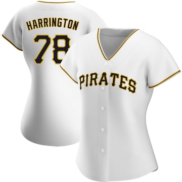 Thomas Harrington Women's Replica Pittsburgh Pirates White Home Jersey