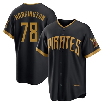 Thomas Harrington Youth Limited Pittsburgh Pirates Black 2026 City Connect Stadium Jersey