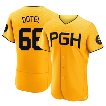 Wilber Dotel Men's Authentic Pittsburgh Pirates Gold 2023 City Connect Jersey