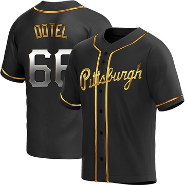 Wilber Dotel Youth Replica Pittsburgh Pirates Black Golden Alternate Jersey