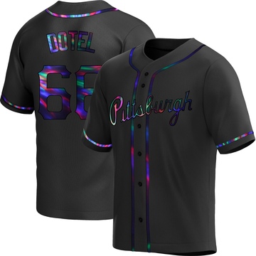 Wilber Dotel Youth Replica Pittsburgh Pirates Black Holographic Alternate Jersey