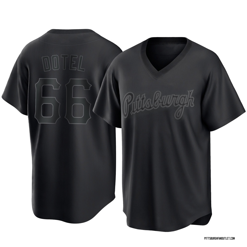 Wilber Dotel Youth Replica Pittsburgh Pirates Black Pitch Fashion Jersey